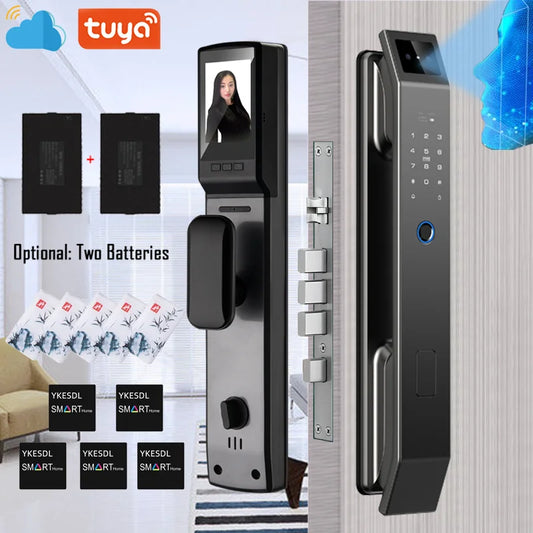 YKESDL 3D Face Recognition Door Lock With Camera