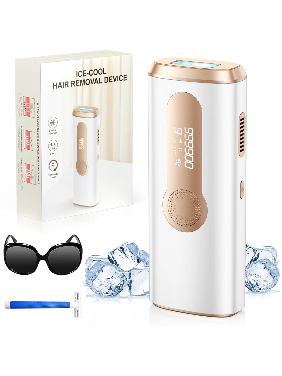 Totmizby Ipl Laser Epilator For Permanent Hair Removal