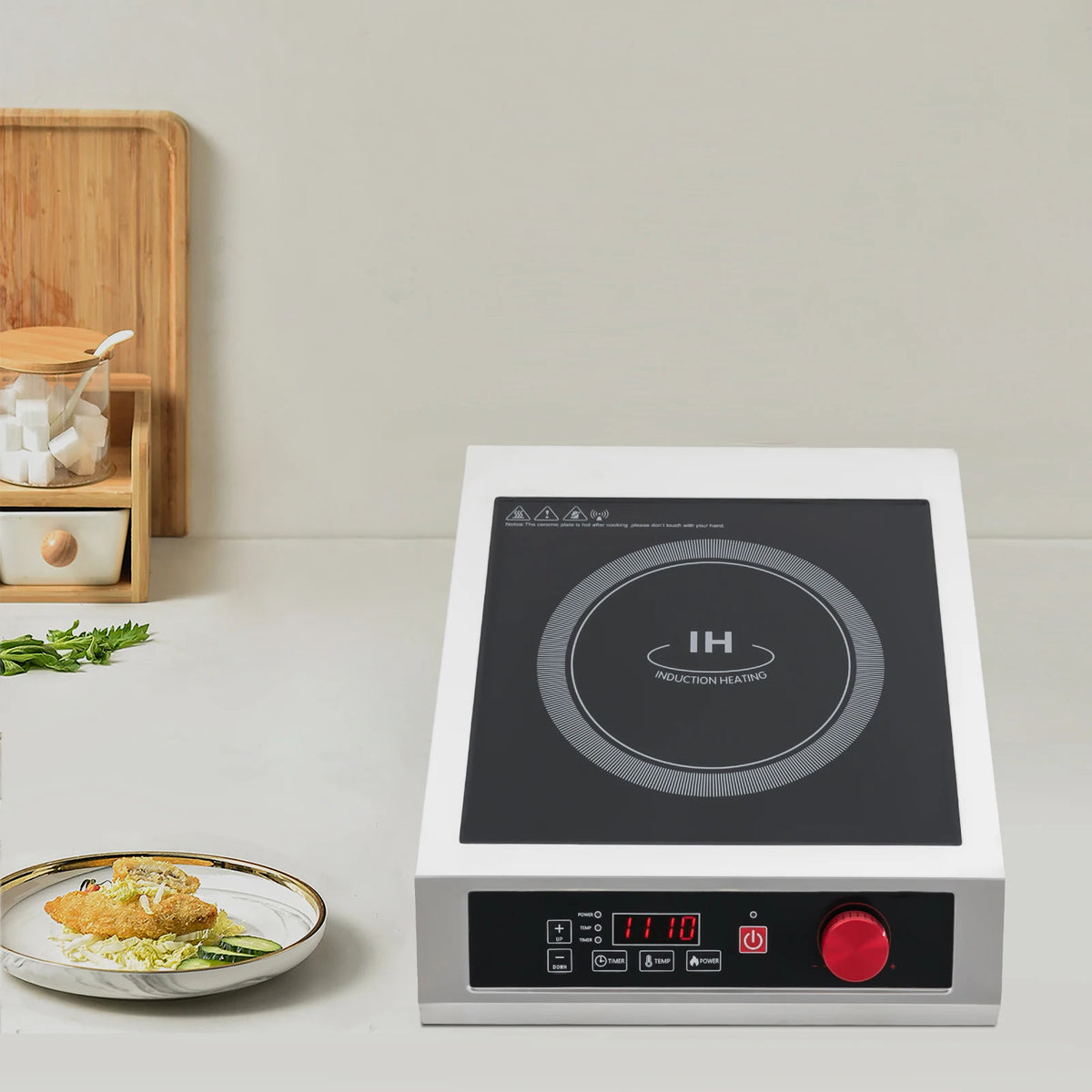 Sweetmile 3500W Stainless Steel Induction Cooktop