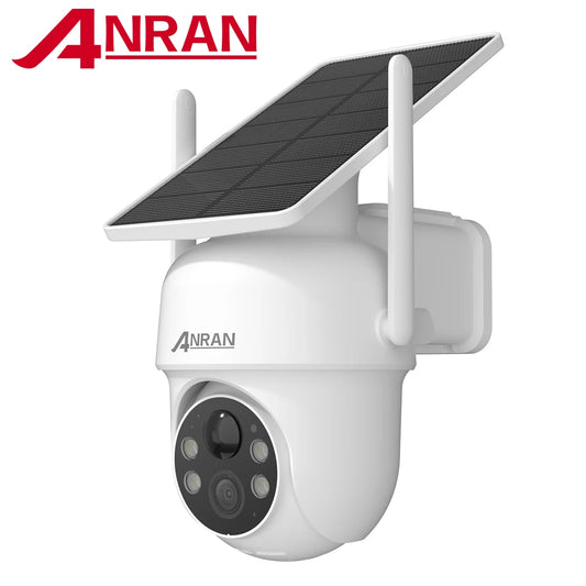 ANRAN Solar Security Camera 3/5MP Outdoor Battery WiFi