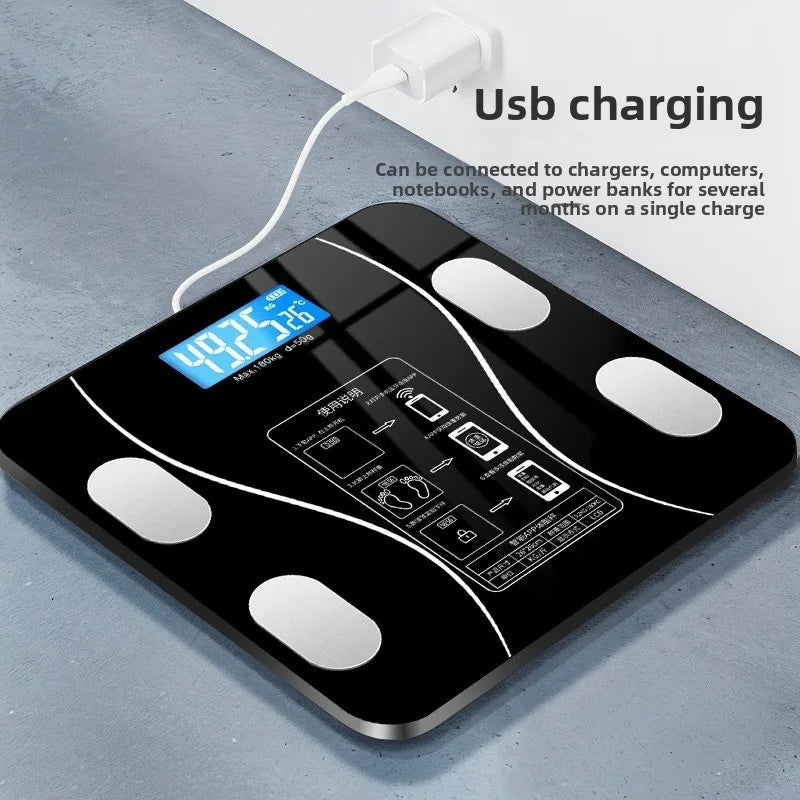 USB Body Fat Scale Intelligent Precise Home Weighing Scale