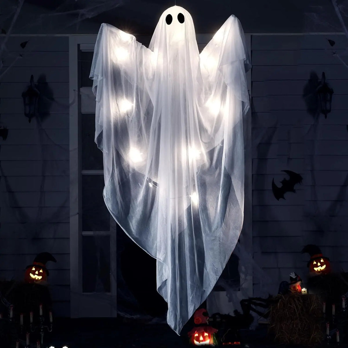 Light Up Halloween Hanging Ghost Decoration