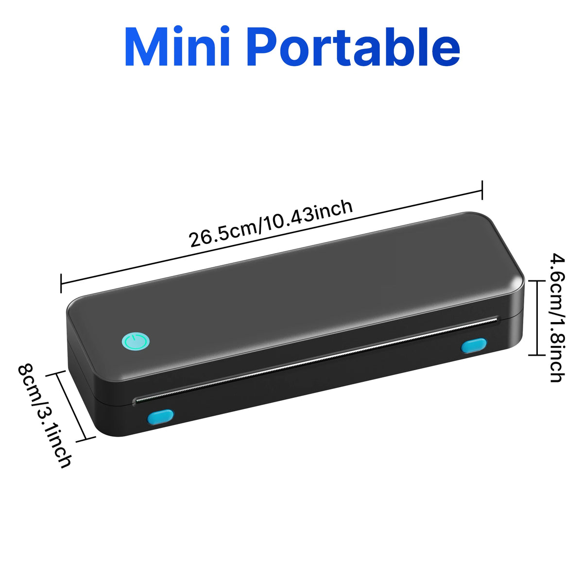 POLONO Portable Inkless Thermal Printer