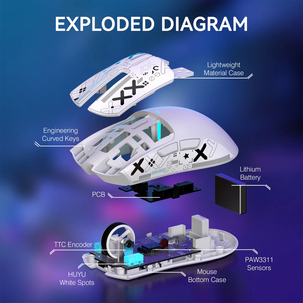 Attack Shark X11 Wireless Gaming Mouse