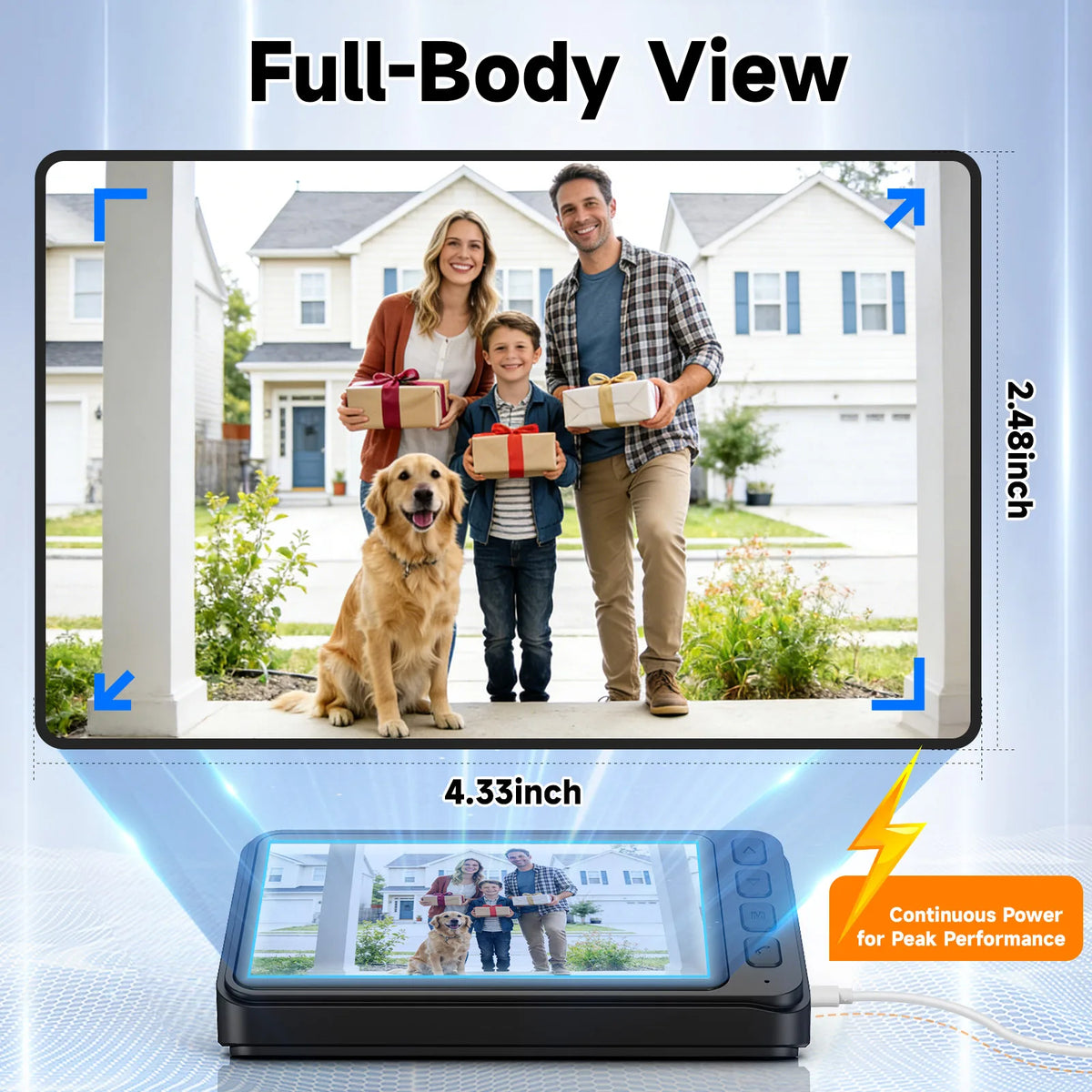 Wireless Video Doorbell Camera With Night Vision