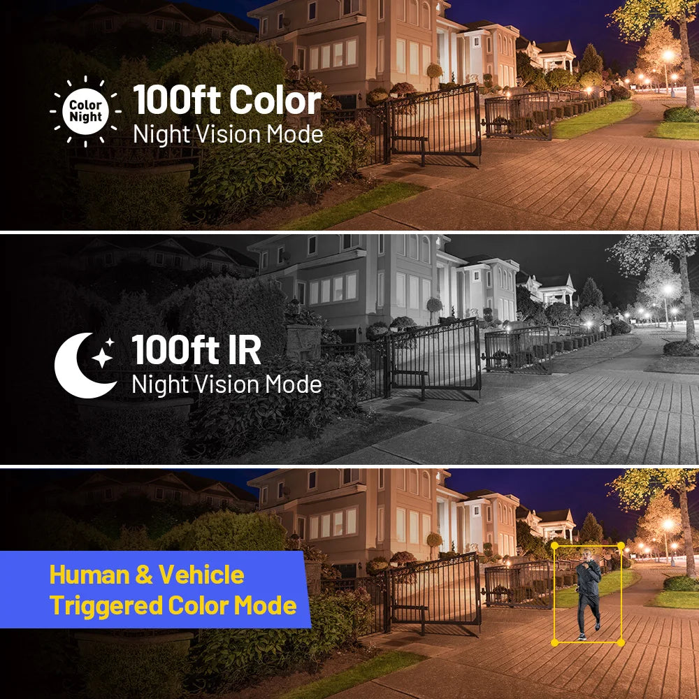 Annke 12MP PoE Outdoor Security Camera With Dual Light
