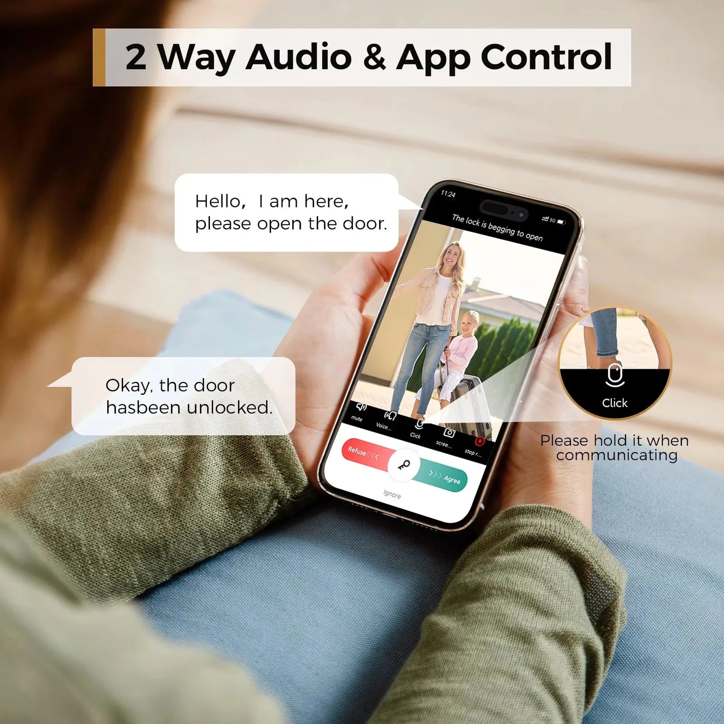 ARPHA D289H Smart WiFi Fingerprint Lock With Camera