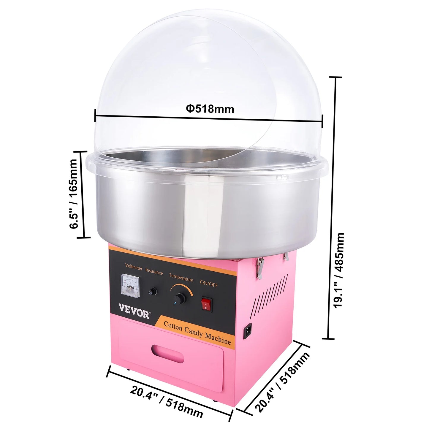 Succebuy Electric Cotton Candy Machine Floss Maker
