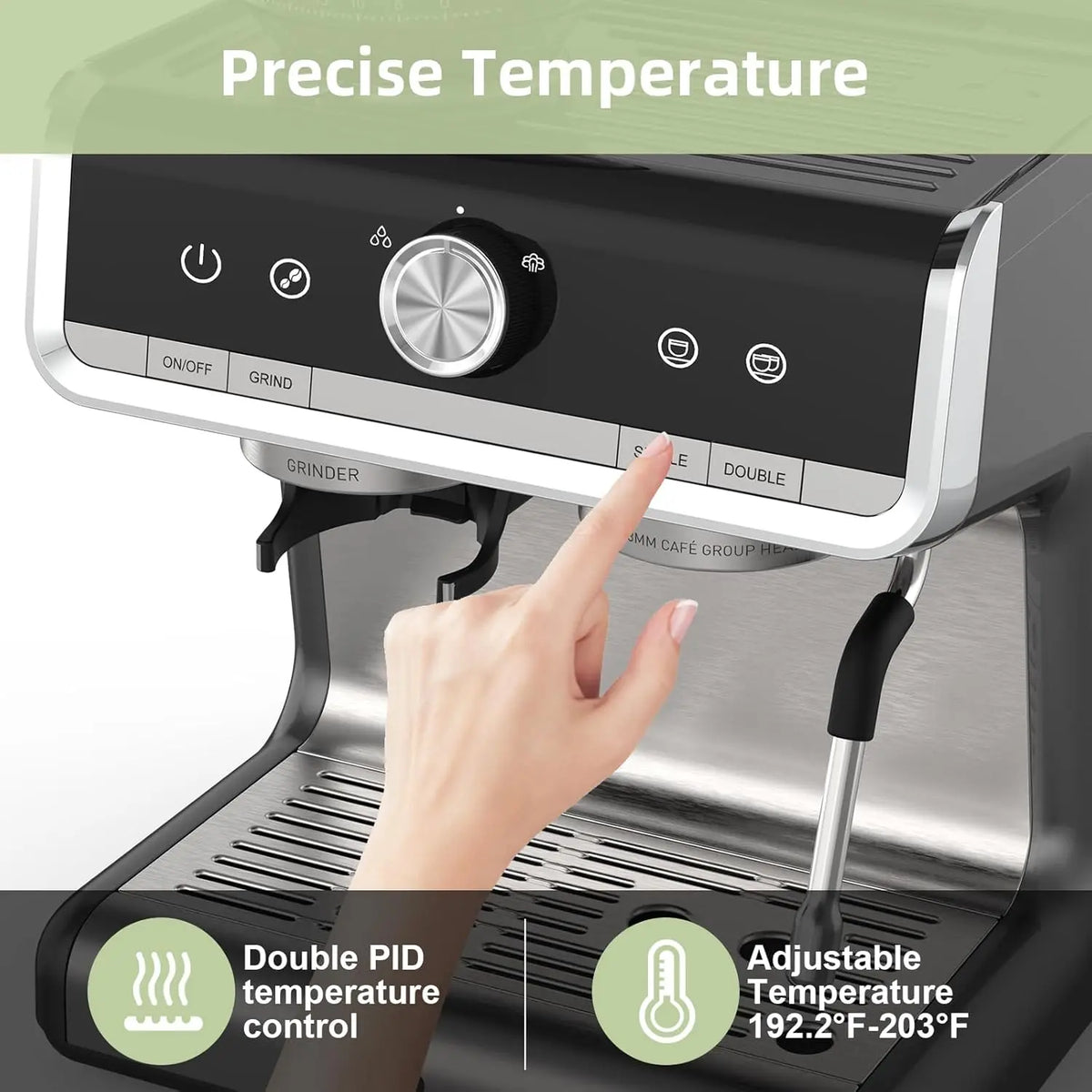 Professional 20 Bar Espresso Machine With Grinder