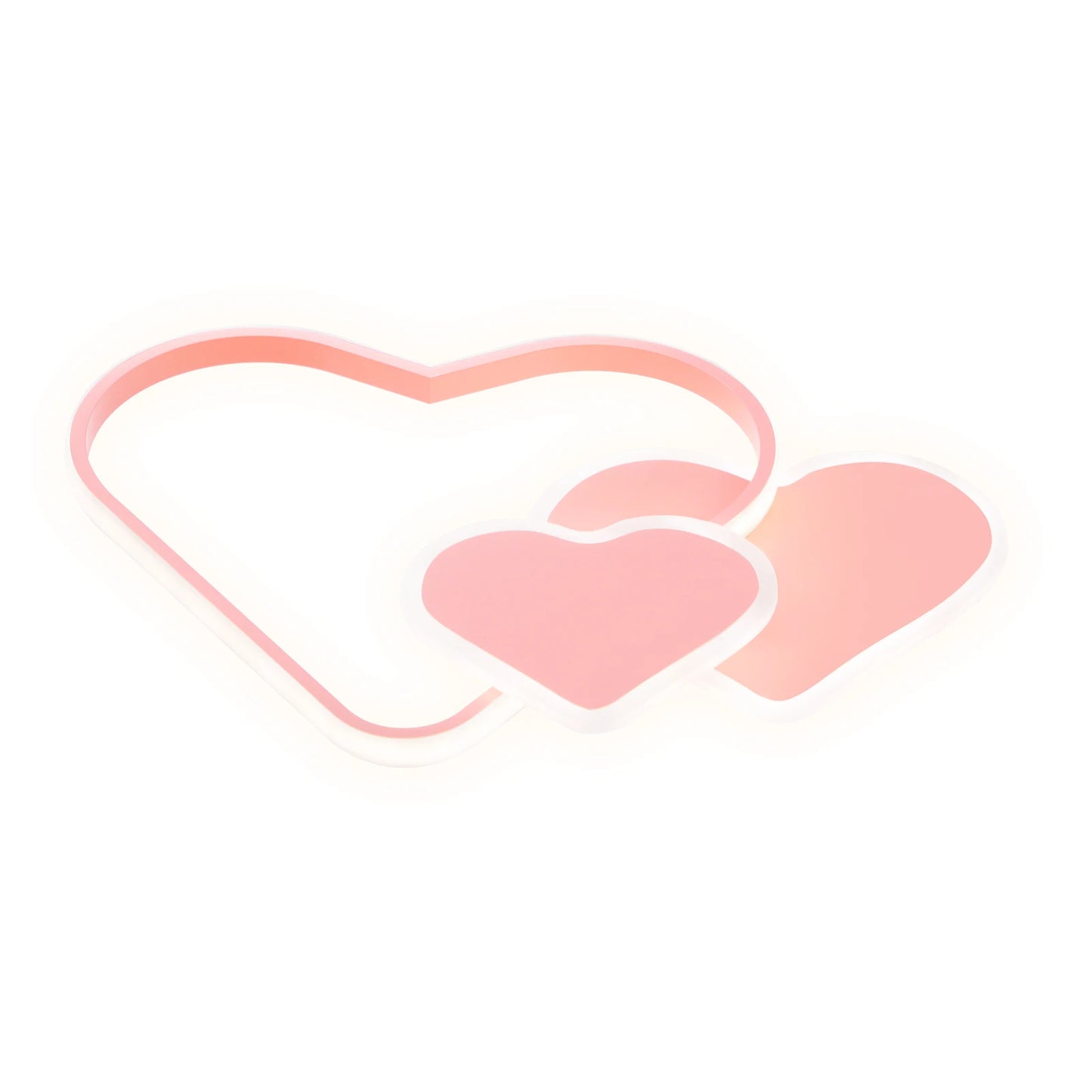 Heart Shaped LED Ceiling Lamp with Remote Control