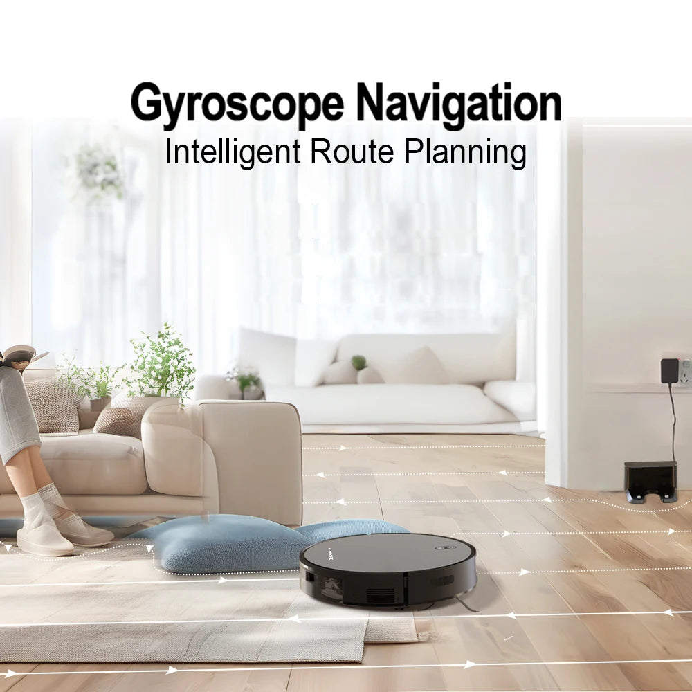 Robot Vacuum Cleaner Combo Mop 6000PA Smart Mapping