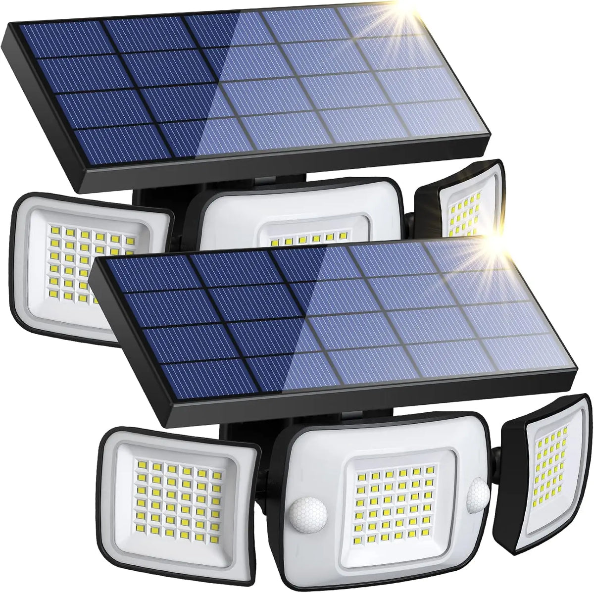 Intelamp Outdoor Solar Motion Sensor Flood Light