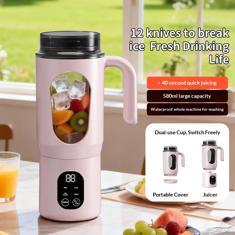 Crearoma Portable Blender With Stainless Steel Blades