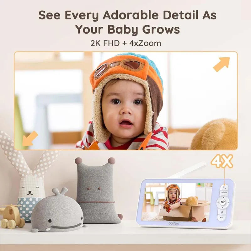BOIFUN 2K WiFi Video Baby Monitor