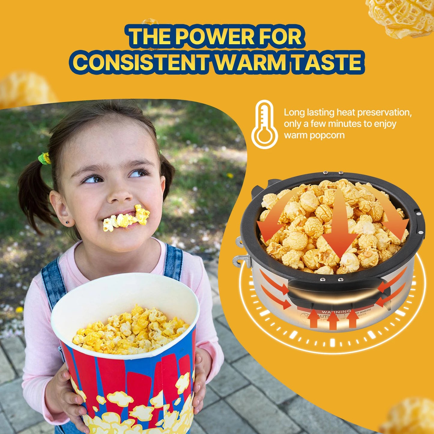 SucceBuy Commercial Popcorn Maker Countertop Machine