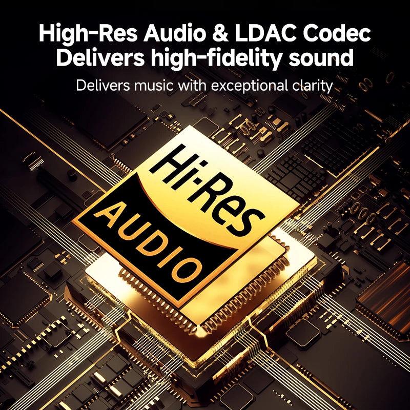 QCY H3 Pro Wireless Over Ear Headphones Featuring LDAC