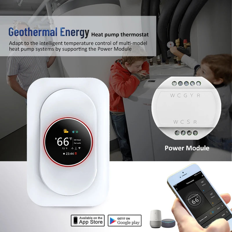 Beca Smart Home Thermostat With Alexa And Google Assistant