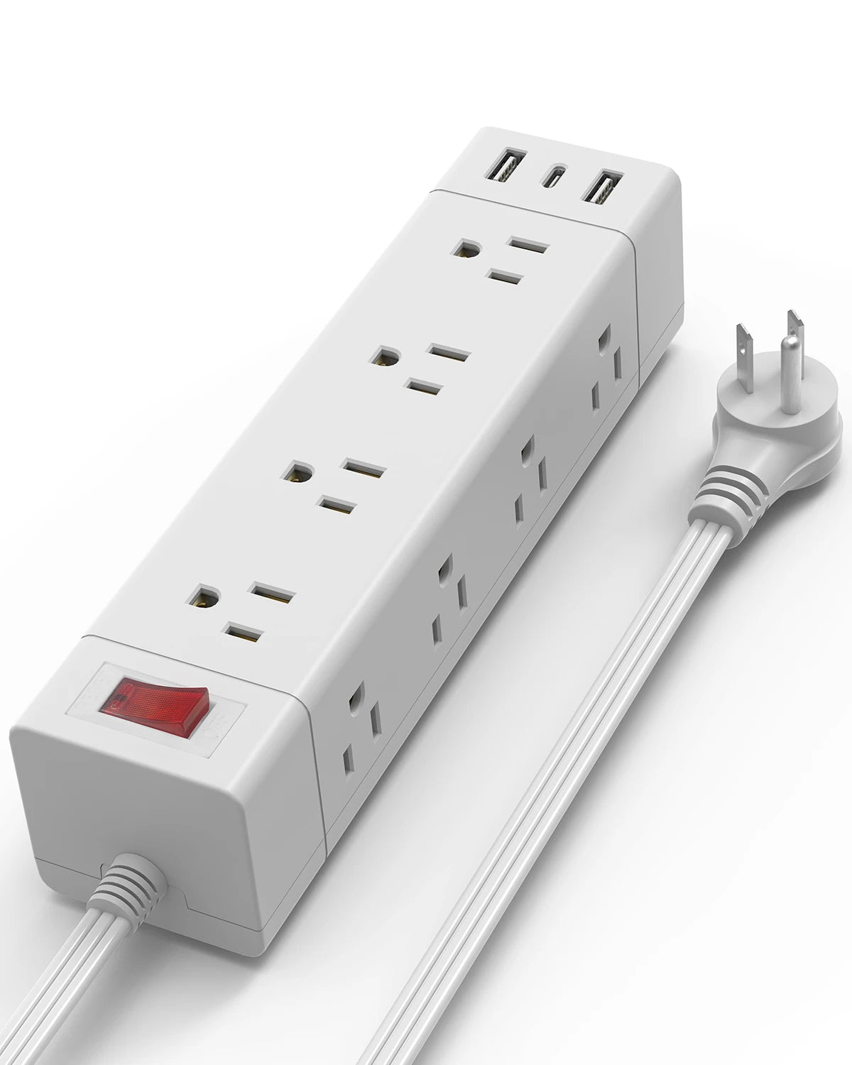 PASSUS Three Way Power Strip With PD20W Fast Charging