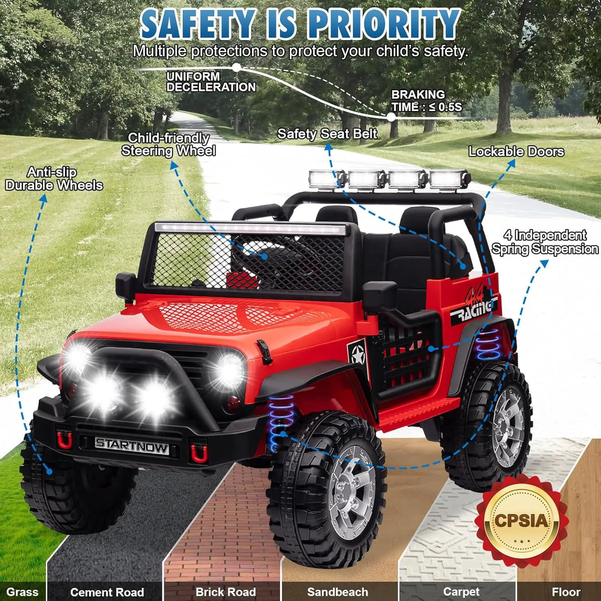Joyracer Kids Two Seater Electric Ride On Truck