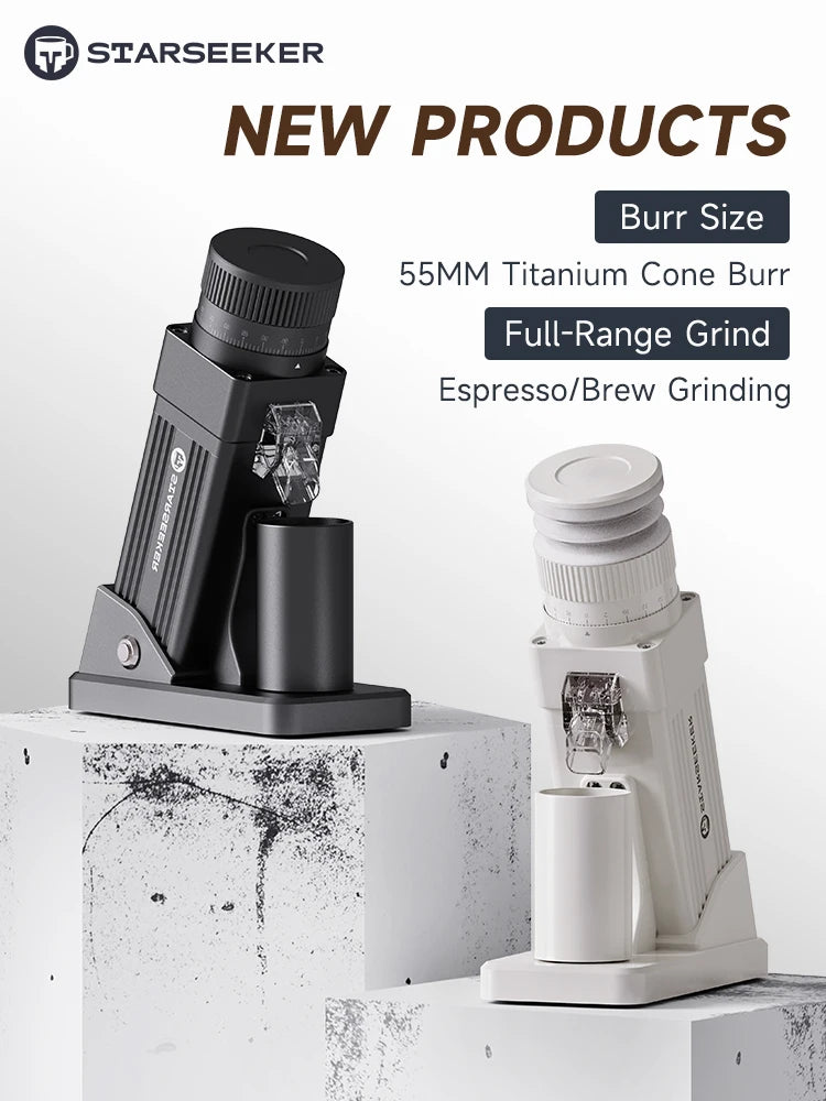Starseeker Electric Conical Burr Coffee Grinder