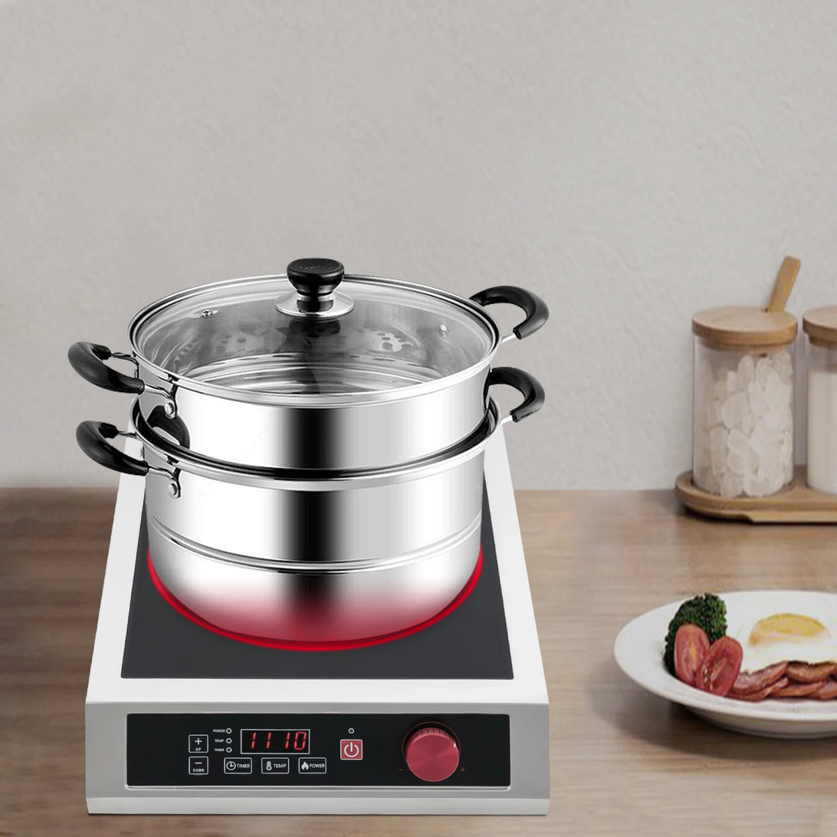Sweetmile 3500W Stainless Steel Induction Cooktop