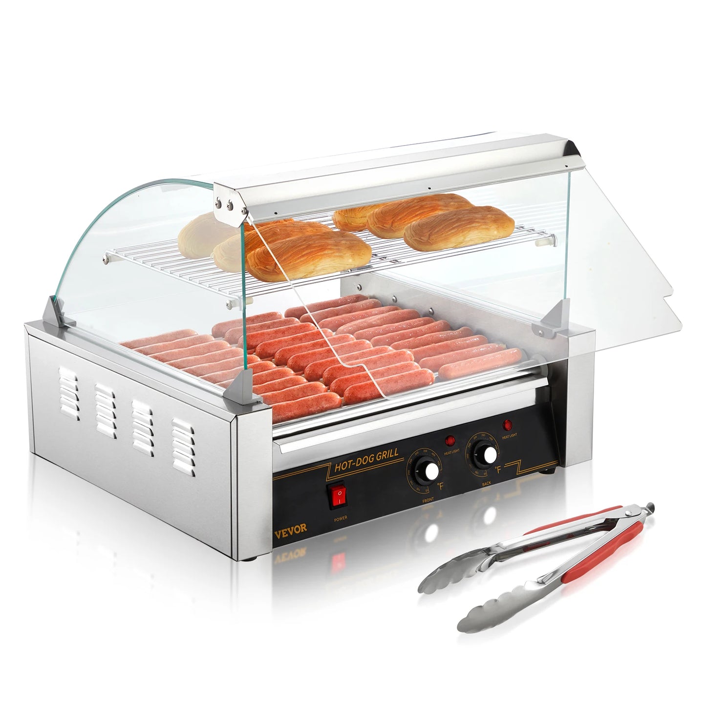 SucceBuy Electric Hot Dog Roller Sausage Maker Grill