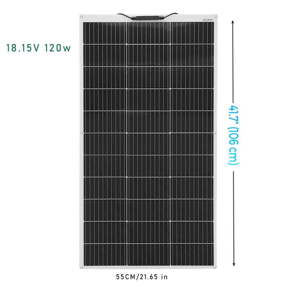 BOGUANG 100W Flexible Monocrystalline Solar Panel