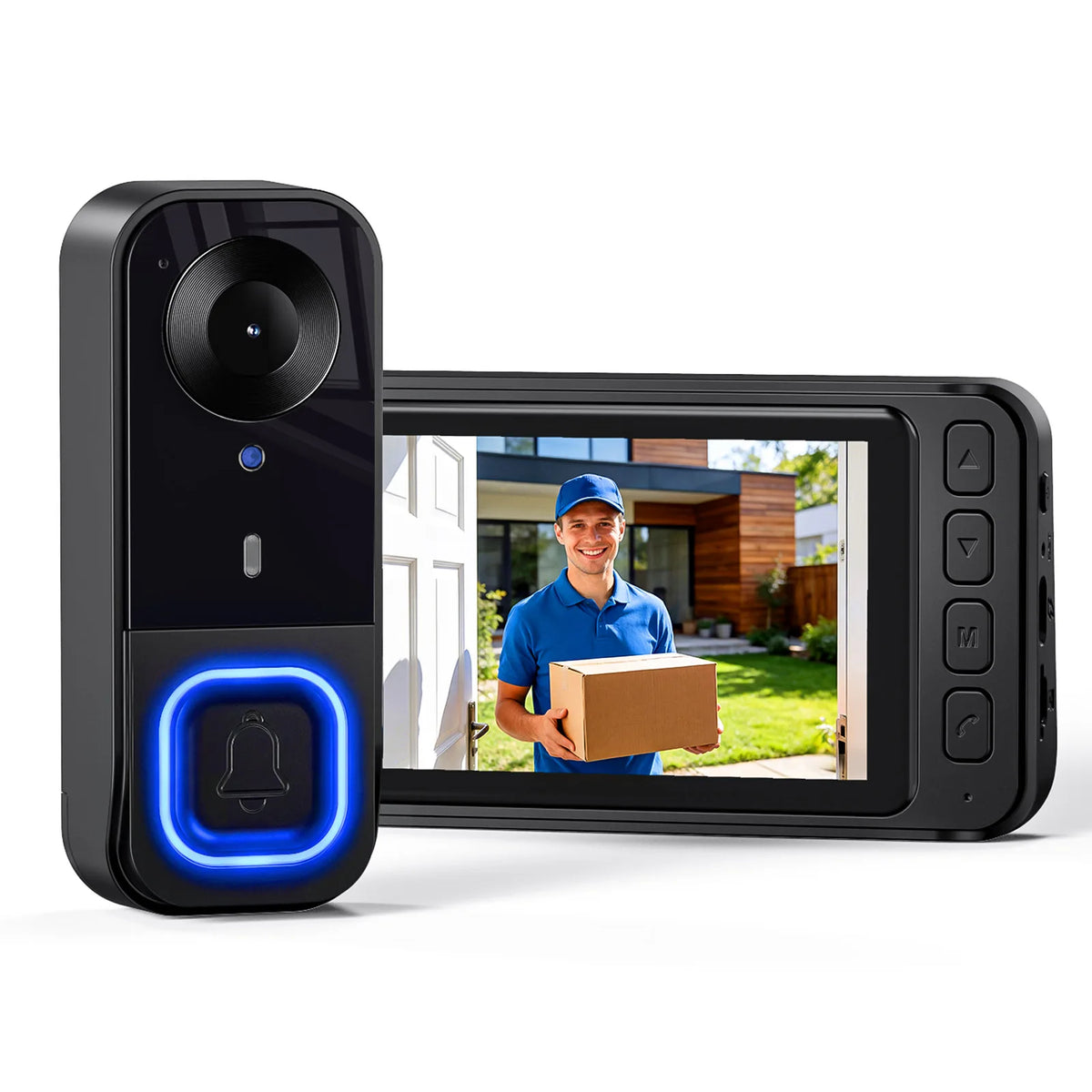 Wireless Video Doorbell Camera With Night Vision