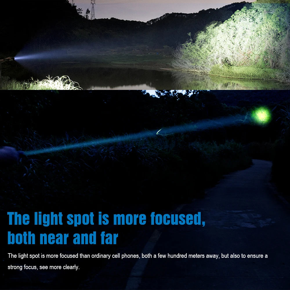 TrustFire T30R Rechargeable Tactical Laser LED Flashlight
