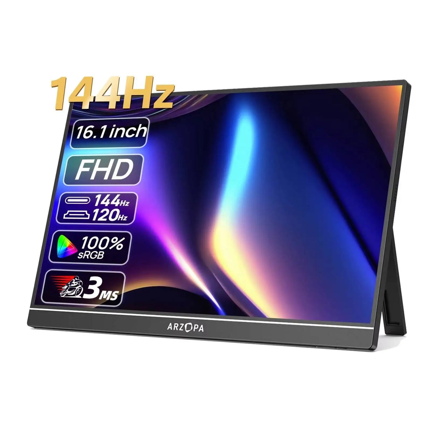 ARZOPA Z1FC Portable 1080P FHD Gaming Monitor for Switch