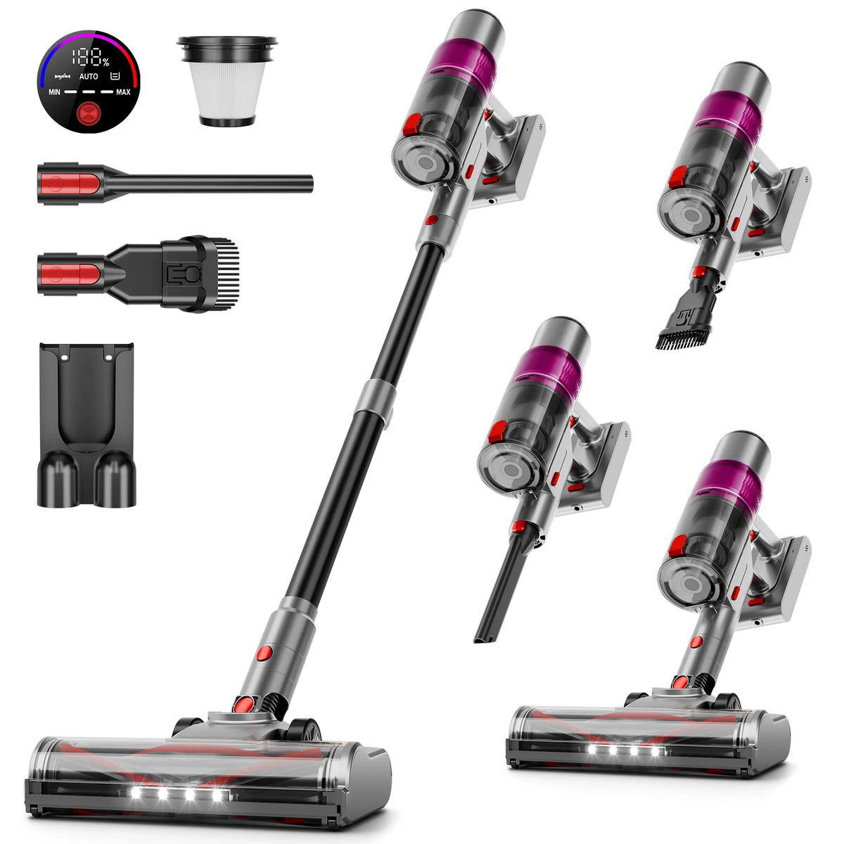 Honki Cordless Stick Vacuum Cleaner for Pet Hair and Floors