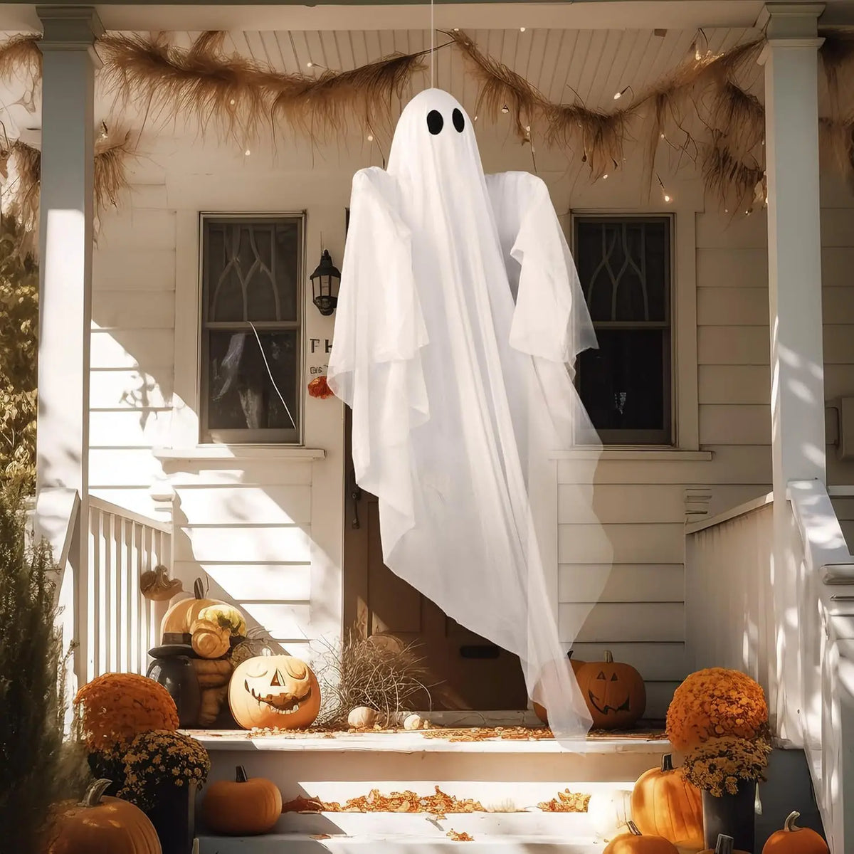 Light Up Halloween Hanging Ghost Decoration