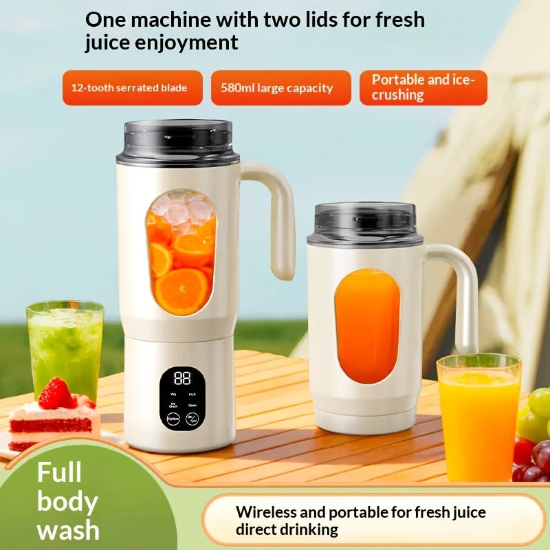 Crearoma Portable Blender With Stainless Steel Blades