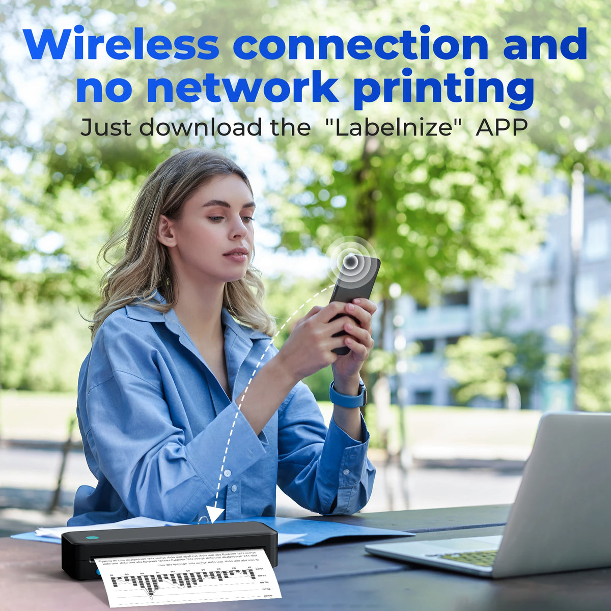 POLONO Portable Inkless Thermal Printer