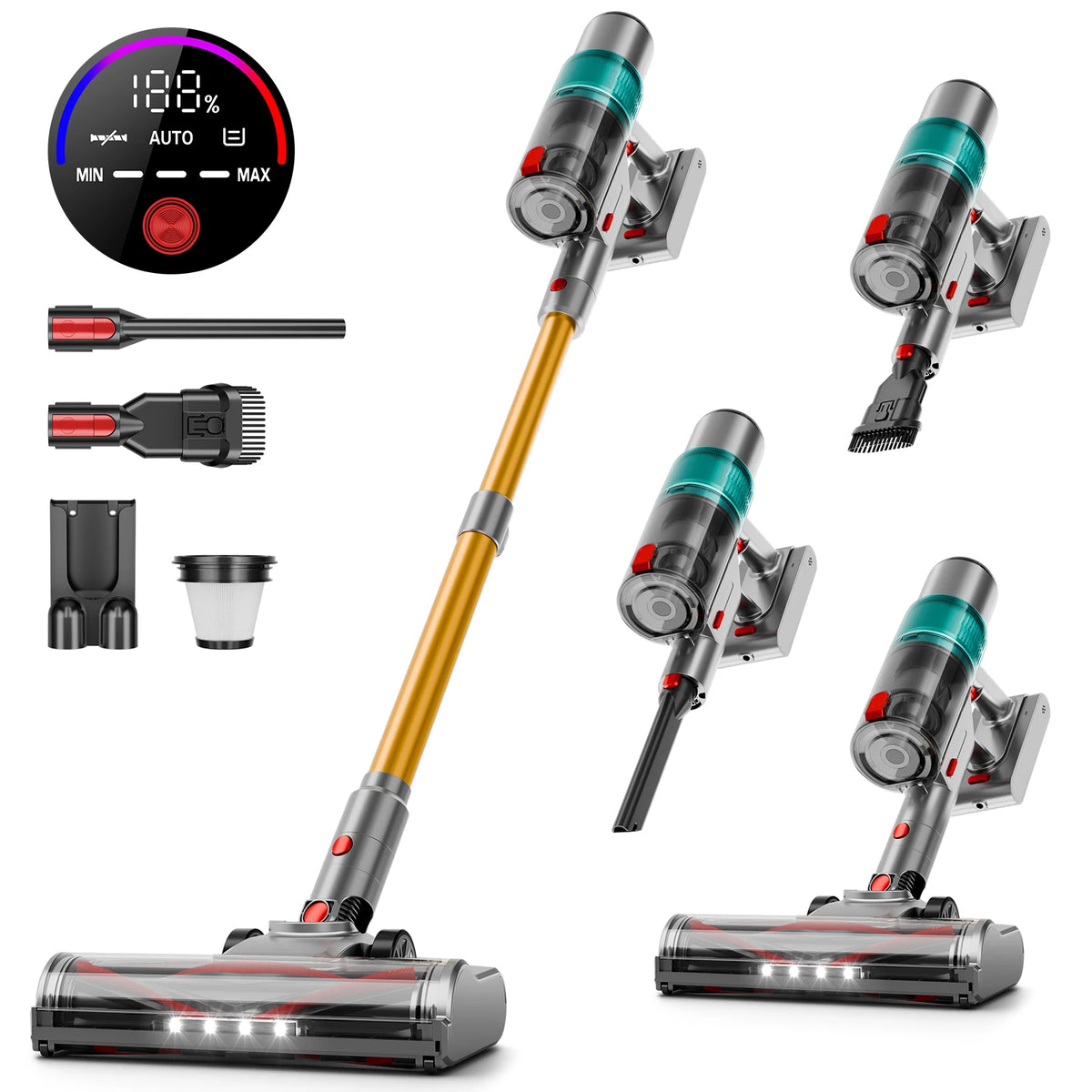 Honki Cordless Stick Vacuum Cleaner for Pet Hair and Floors