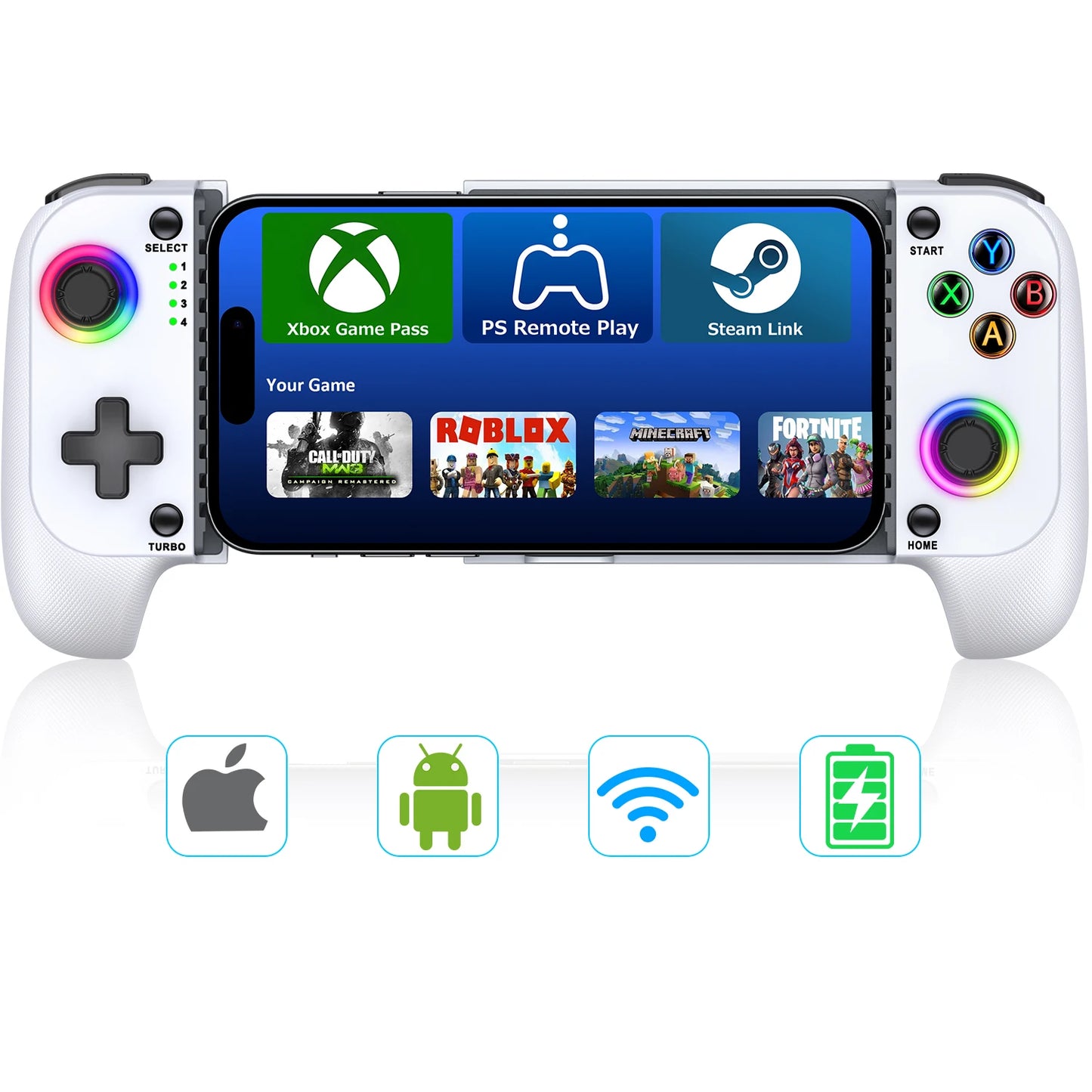 Beboncool MC100 Wireless Bluetooth Gamepad For iOS Android