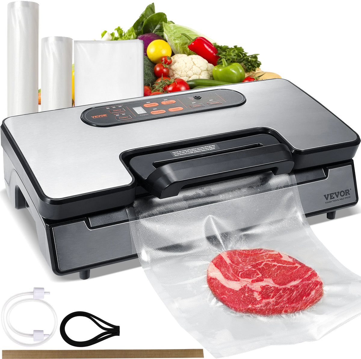 SucceBuy 130W Vacuum Sealer Food Packaging Machine