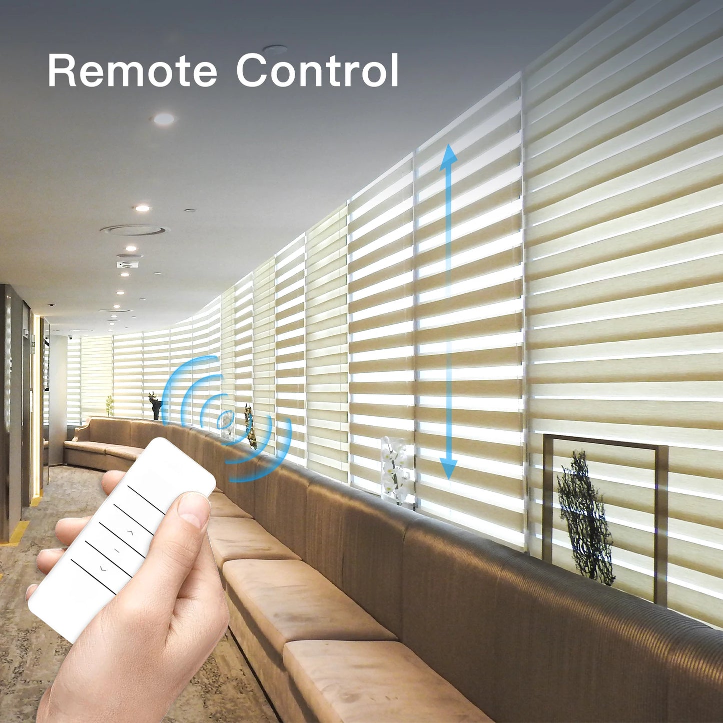 MOES Tuya WiFi Smart Motor Roller Blinds Kit RF Remote