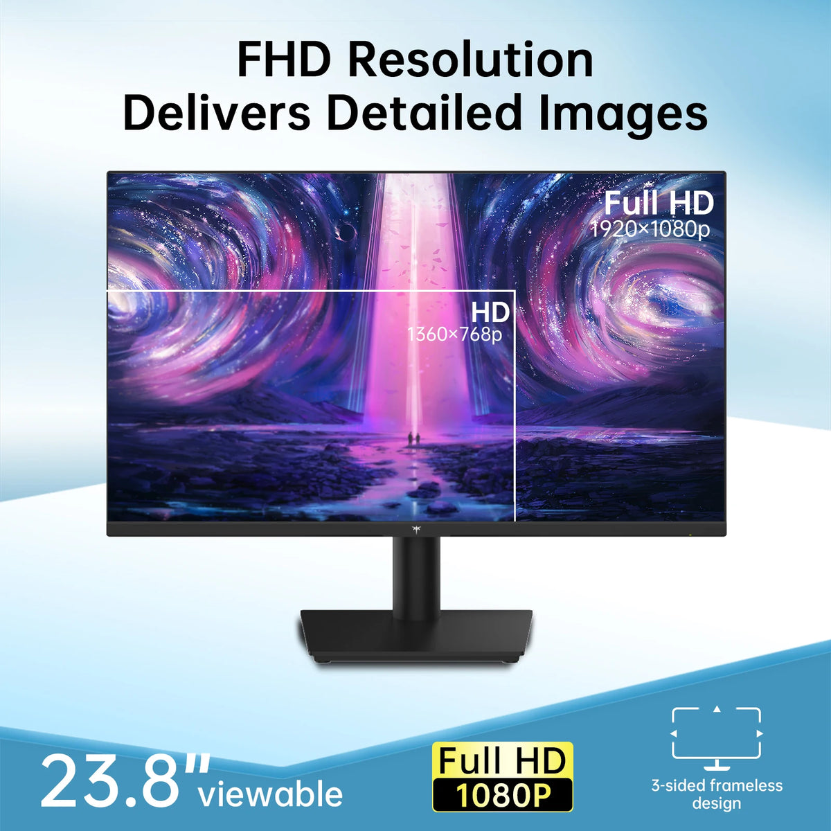 KTC 1080P 100Hz FreeSync Gaming Monitor With HDMI Input