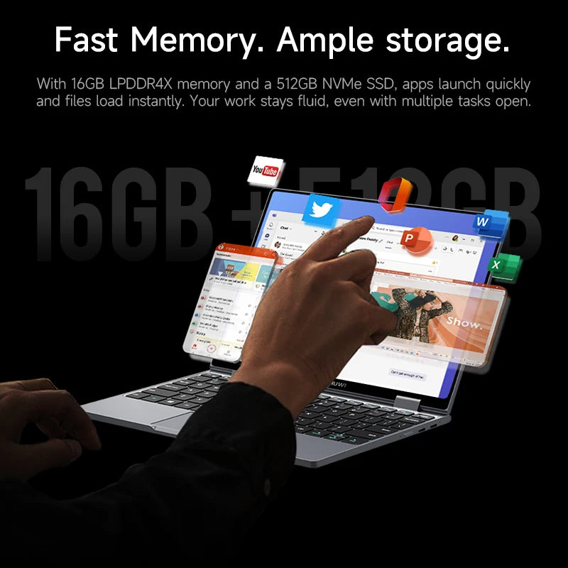 CHUWI MiniBook X Touchscreen Two In One Laptop