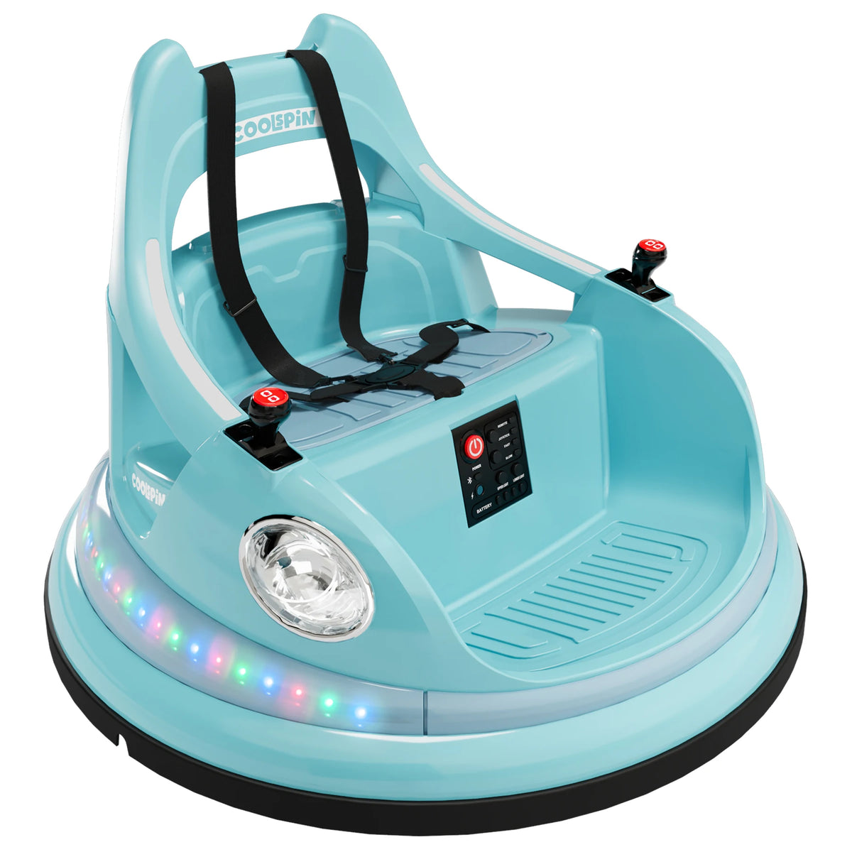 HiMiss Kids Electric Bumper Car Ride On Toy