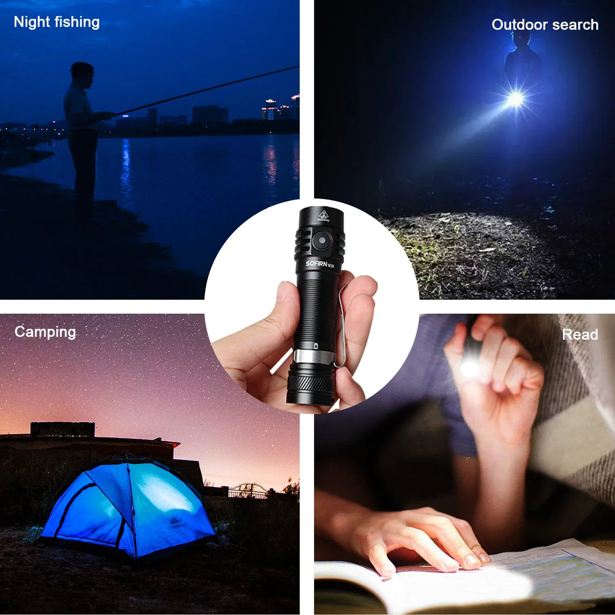 Sofirn SC18 Rechargeable EDC LED Flashlight
