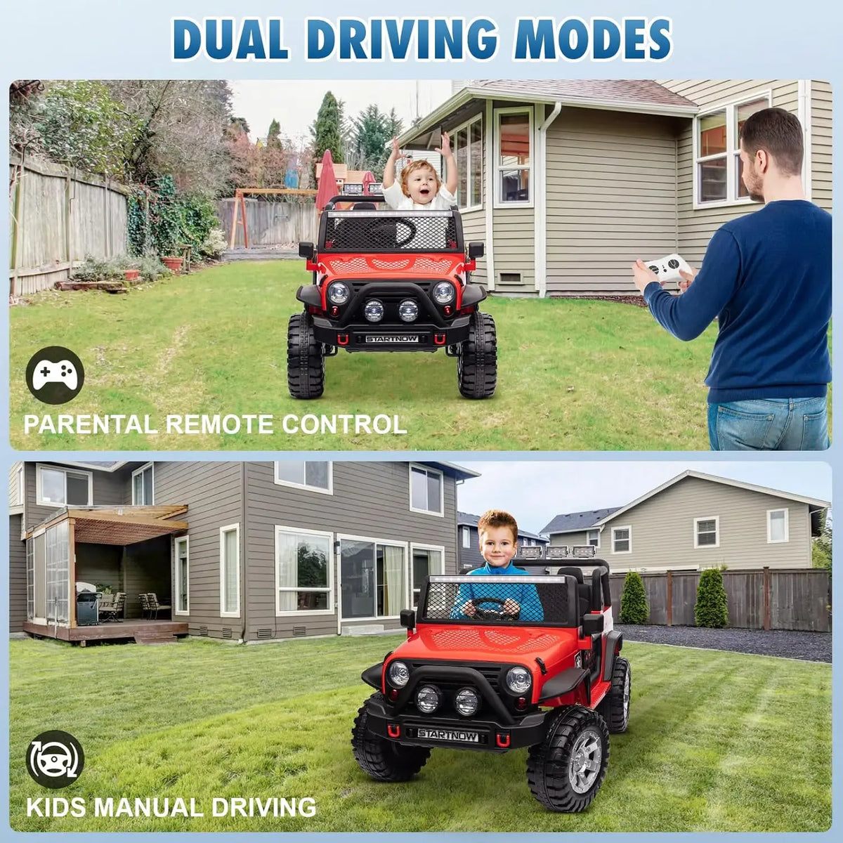 Joyracer Kids Two Seater Electric Ride On Truck