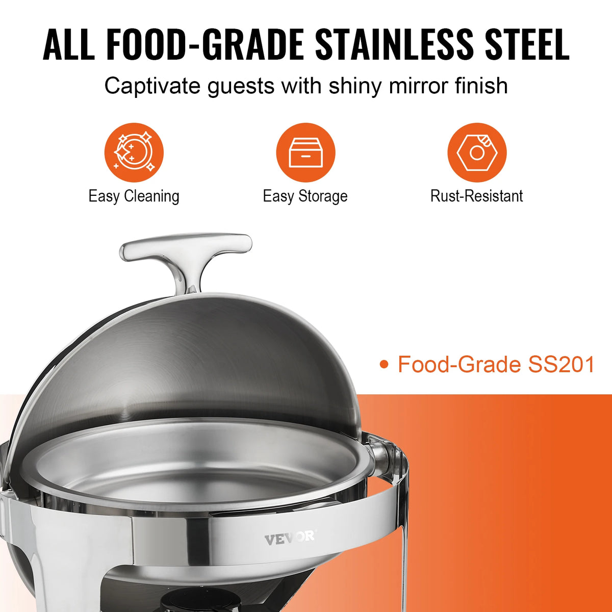 SucceBuy Stainless Steel Chafing Dish Buffet Set
