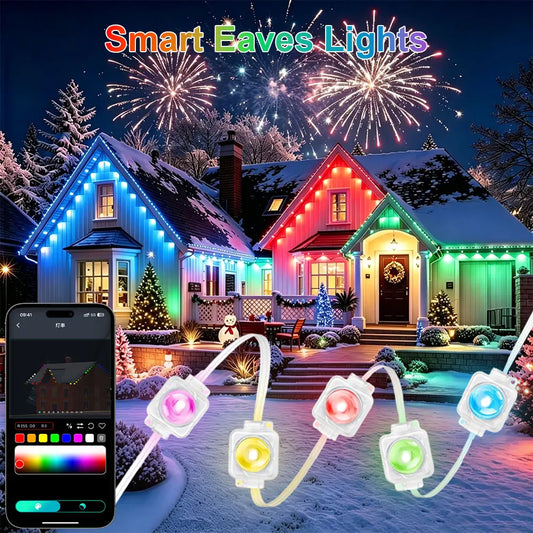 MIMIRGB Smart Outdoor LED String Lights IP67 Alexa
