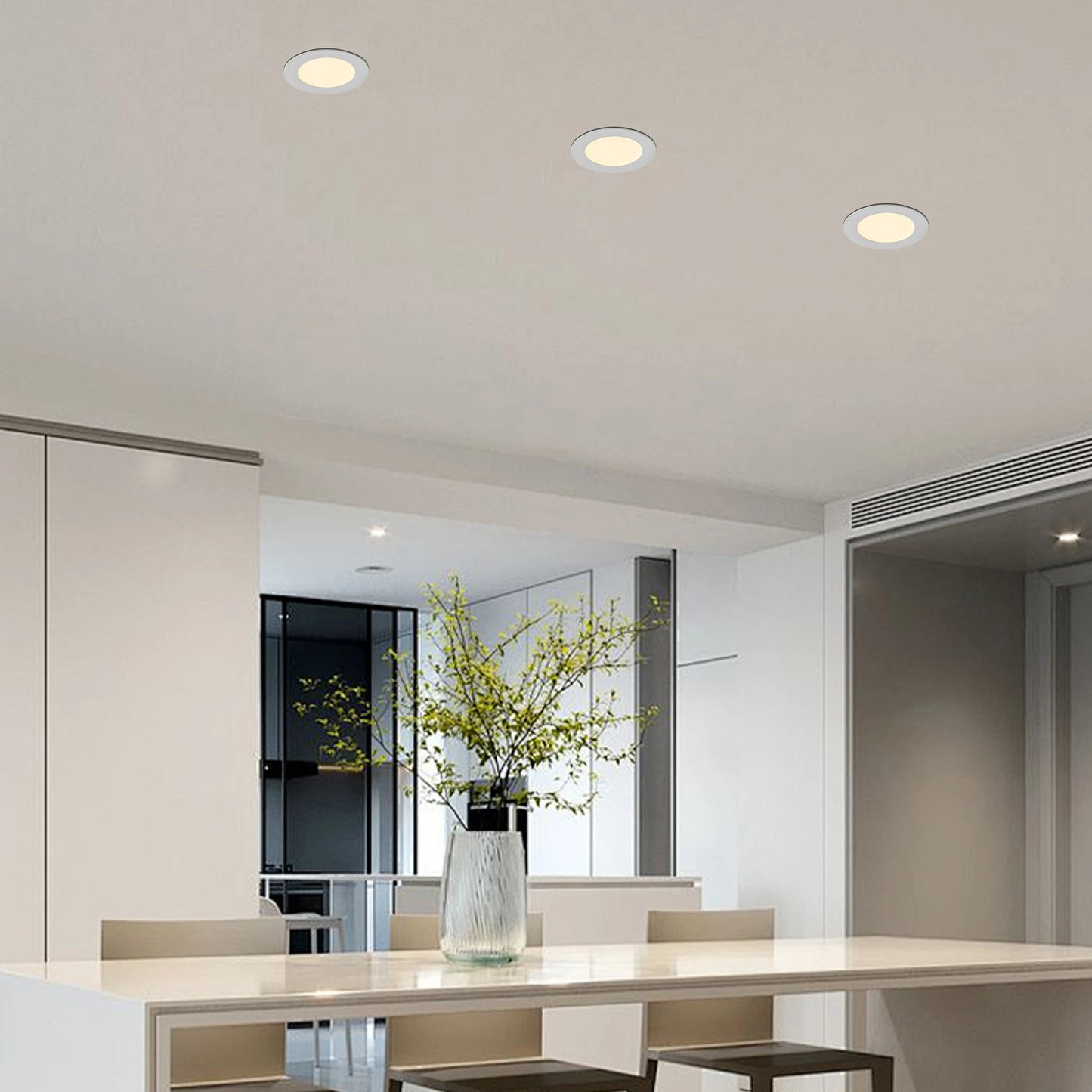 ARLGSITE Dimmable LED Ceiling Lights Recessed Downlights