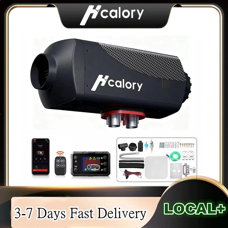 Hcalory 8KW Diesel Air Heater 12V 24V Bluetooth