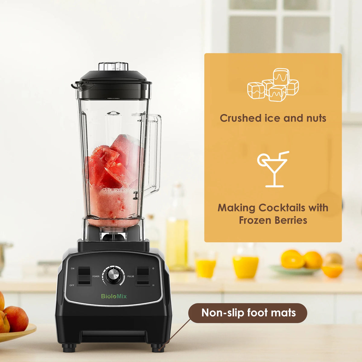 Biolomix Heavy Duty Commercial Smoothie Blender
