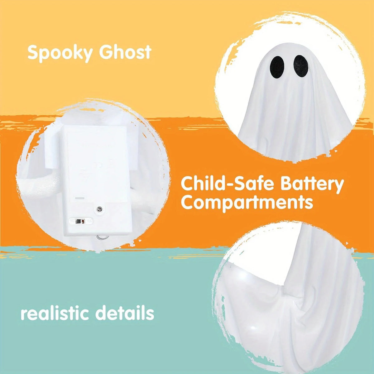 Light Up Halloween Hanging Ghost Decoration
