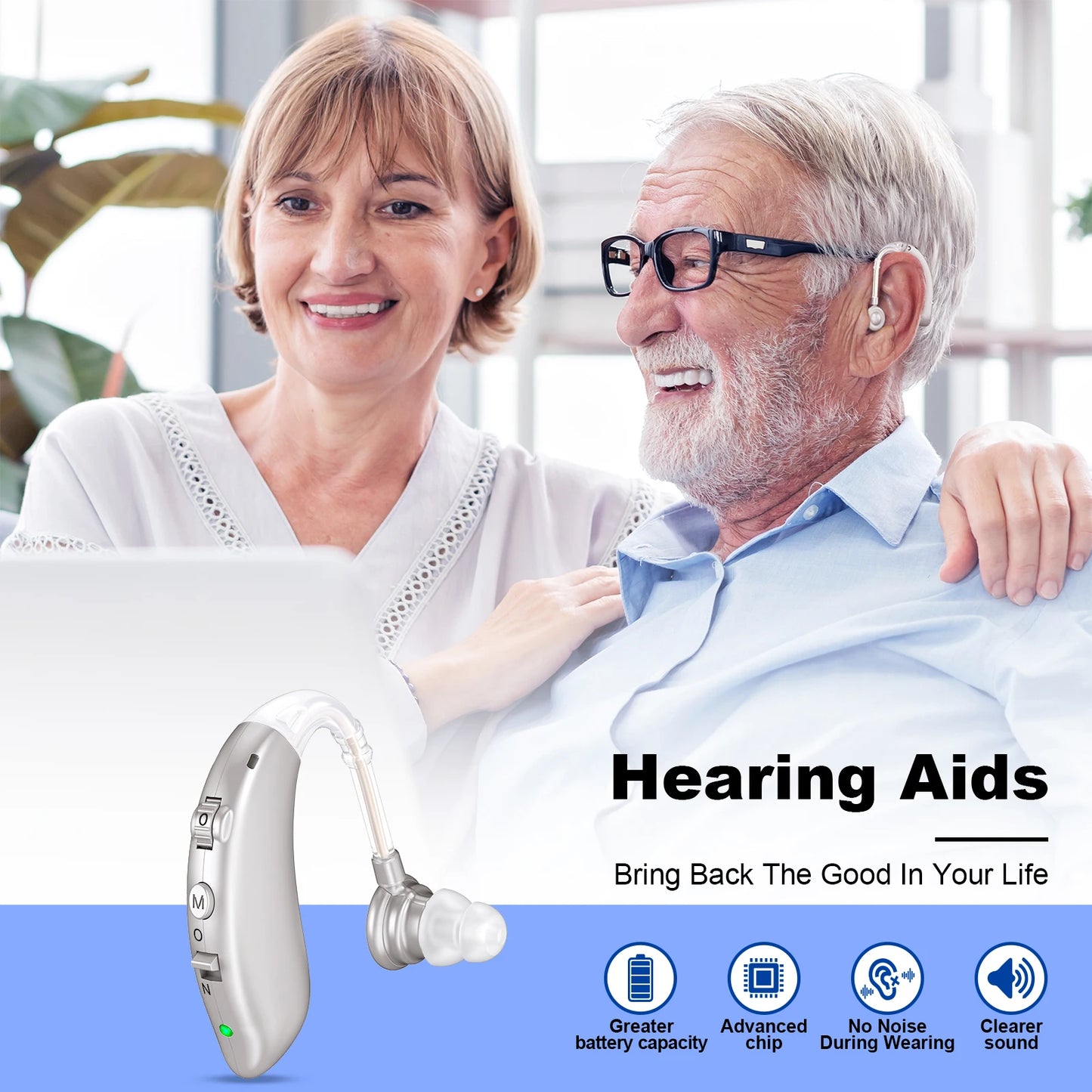 K And FCOPTEE Invisible Hearing Aids Rechargeable
